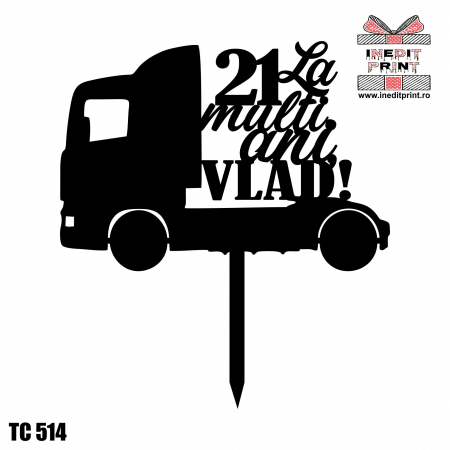 Topper Tort Personalizat Camion TC514 [3]