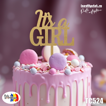 Botez pentru copii - Topper tort Personalizat TC524
