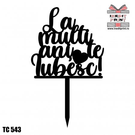 Topper tort Personalizat TC543 [3]