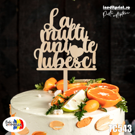 La multi ani (Familiei) - Topper tort Personalizat TC543