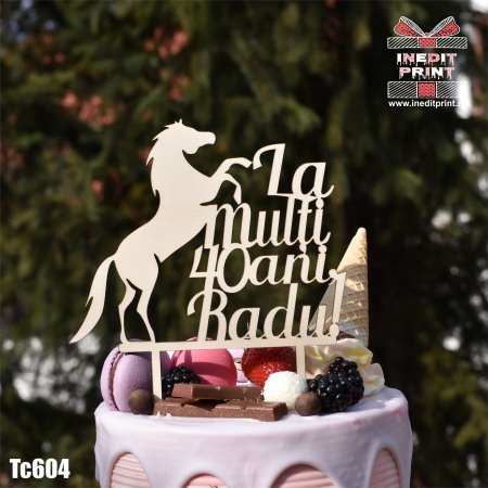 Meserii - Topper tort Personalizat - Horse TC604