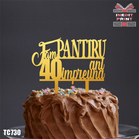 Nuntă - Topper Tort Personalizat TC730