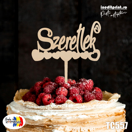Toppers - Topper tort Szeretlek TC557
