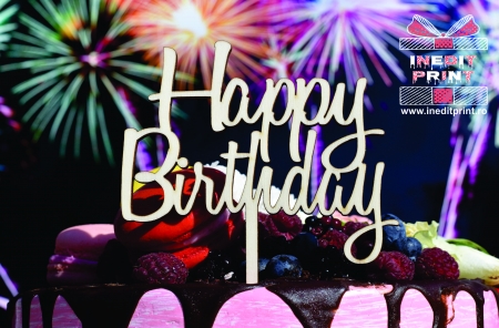 Happy Birthday - Topper Tort  Happy Birthday TC154