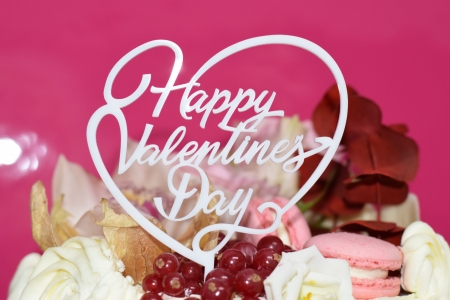 Valentines Day - Topper tort Happy Valentine`s Day  TC23