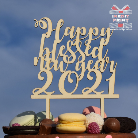 Topper tort Personalizat New Year TC234 [1]