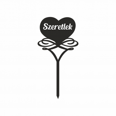 Toppers - Topper tort  Szeretlek TC250