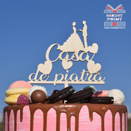 Casa de Piatra - Topper tort TC297