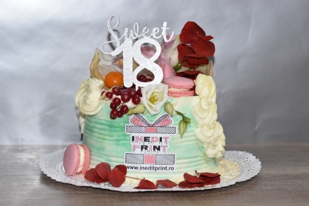 Topper tort Personalizat Sweet 18 TC27 [2]