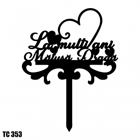 La multi ani (Familiei) - Topper tort TC291