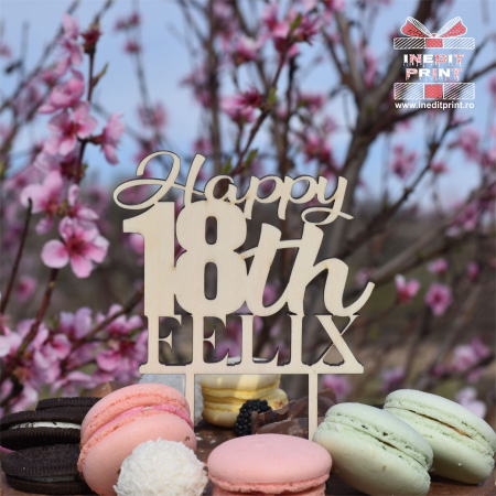 Happy Birthday - Topper tort TC311