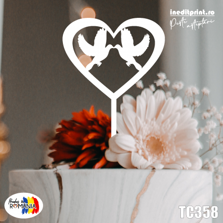 Porumbei - Topper tort TC358