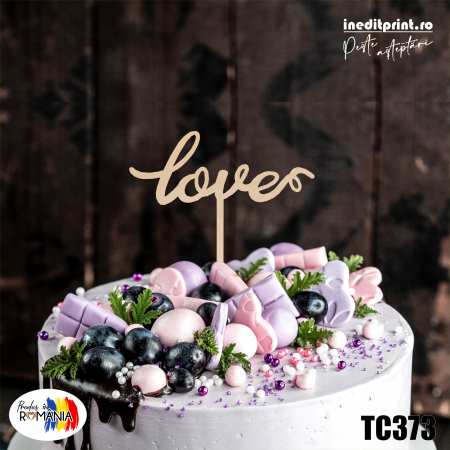 Dragoste (Love) - Topper tort TC373
