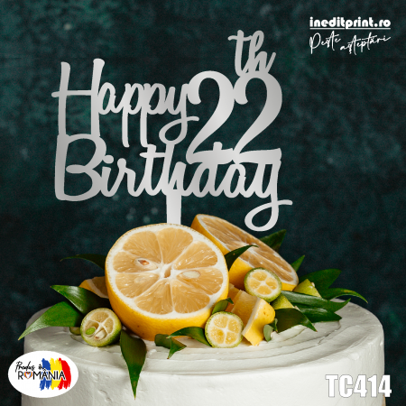Happy Birthday - Topper tort TC414