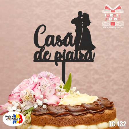 Casa de Piatra - Topper tort TC432