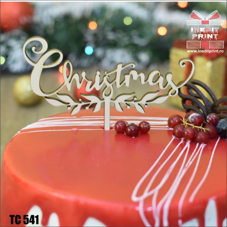 Craciun / An nou - Topper tort Christmas TC541