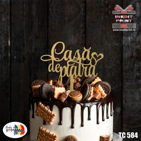 Casa de Piatra - Topper Tort TC584