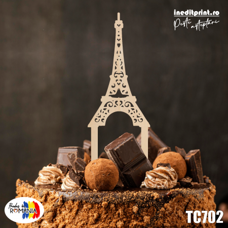 Diverse - Topper tort Turnul Eiffel TC702