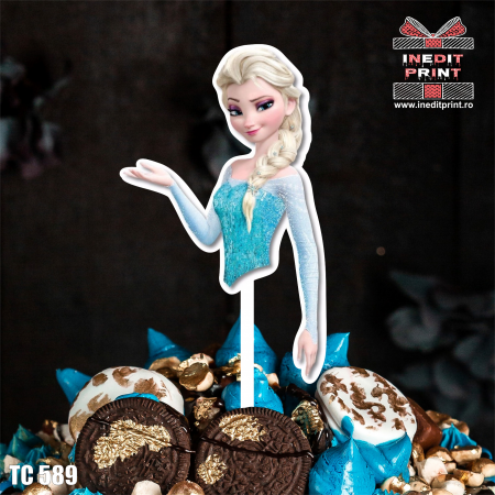 Personaje - Topper Tort UV ELSA TC589