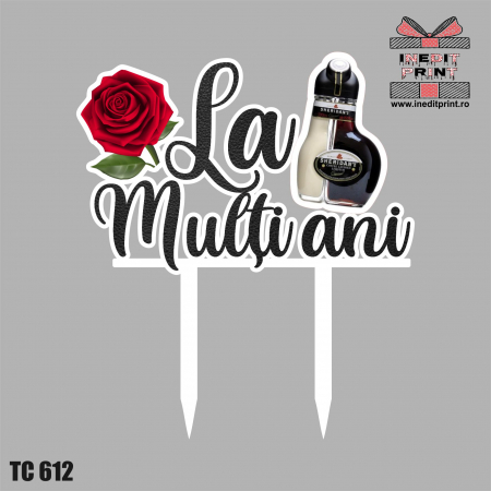 La multi ani - Topper Tort UV La mulți ani TC612