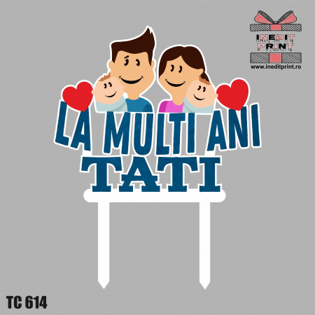 Topper Tort UV La multi ani Tati TC614 [1]