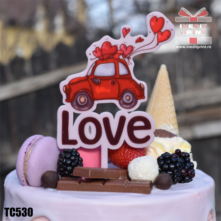 Valentines Day - Topper Tort UV Love TC530