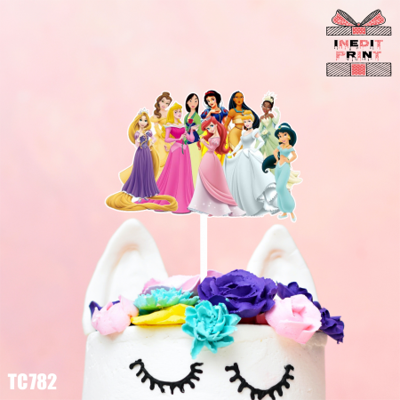 Evenimente - Topper Tort UV Disney Printese TC782