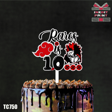 Ziua Copilului - Topper Tort UV Personalizat Anime Naruto TC750