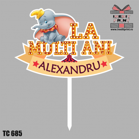Topper Tort UV Personalizat Dumbo TC685 [1]