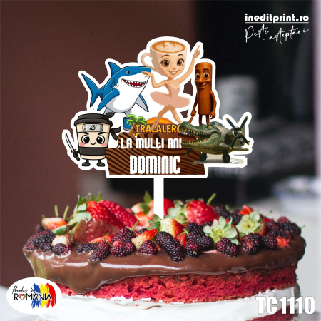 Varsta - Topper Tort UV Personalizat Tralalero TC1110