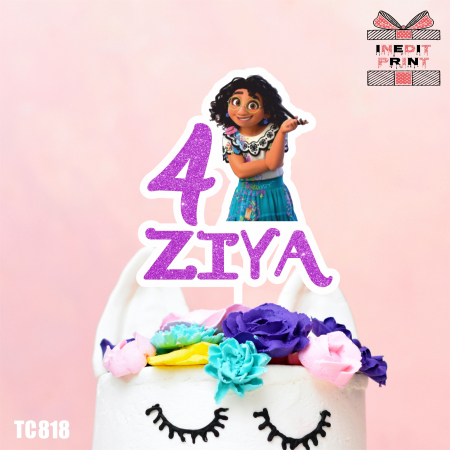 Evenimente - Topper tort UV Personalizat Encanto TC818