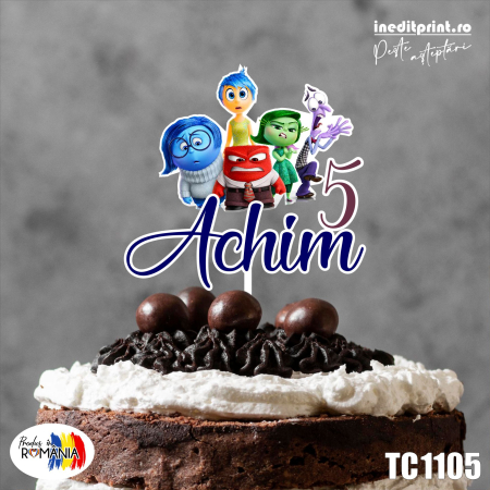 Varsta - Topper Tort UV Personalizat Intors pe dos TC1105