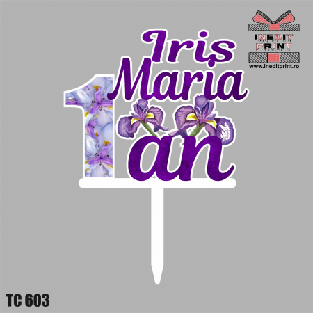 Topper Tort UV Personalizat Iris TC603 [1]