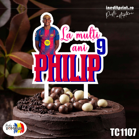 Varsta - Topper Tort UV Personalizat Lamine Yamal TC1107