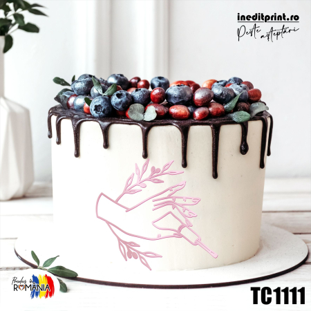 Oneline (Topper Lateral) - Topper Tort Oneline Personalizat Manichiură TC1111