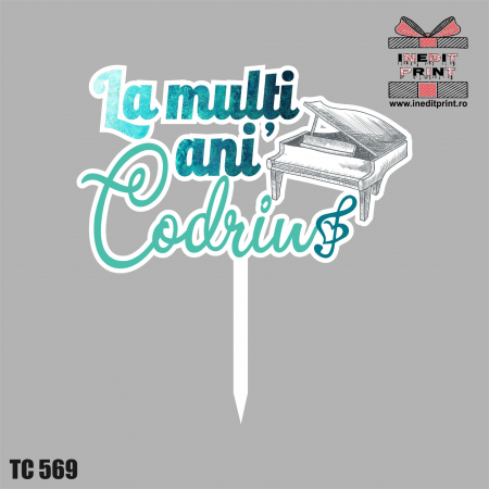 Topper Tort UV Personalizat Pian TC569 [1]