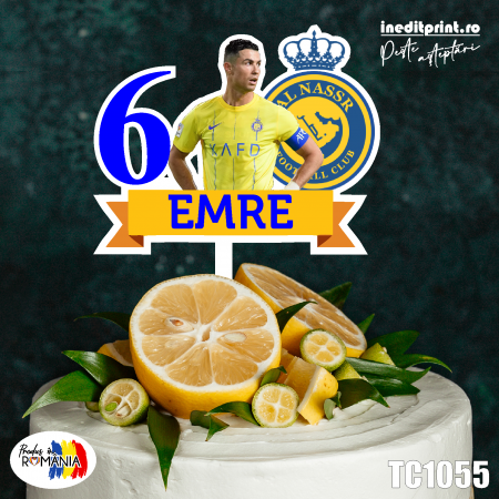 Topper Tort UV Personalizat Ronaldo TC1055 [1]