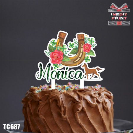 Nume - Topper tort UV  Personalizat TC687