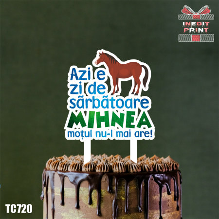 One / Taiere de Mot - Topper tort UV  Personalizat TC720