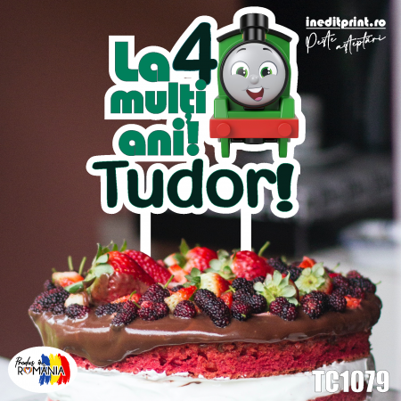 Topper Tort UV Personalizat Thomas TC1079 [1]