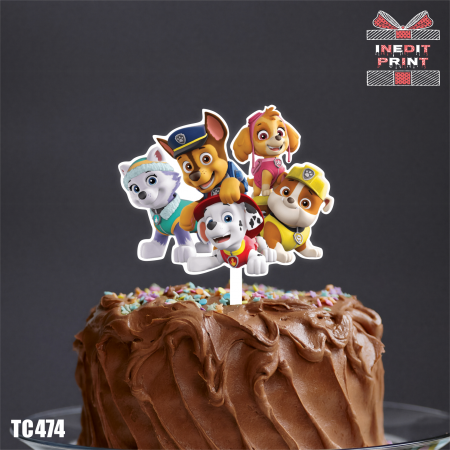 Paw Patrol - Topper tort UV TC474 Patrula catelusilor