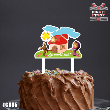 Masha si Ursul - Topper tort UV TC665