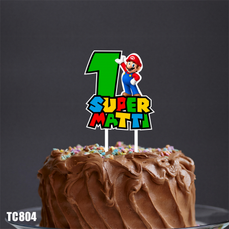 Ziua Copilului - Topper tort UV TC804 Super Mario