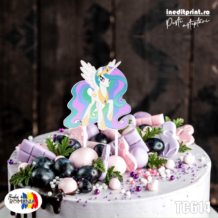 Personaje - Topper Tort UV Unicorn TC613