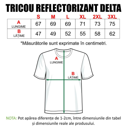 Tricou reflectorizant AV Delta personalizabil [10]