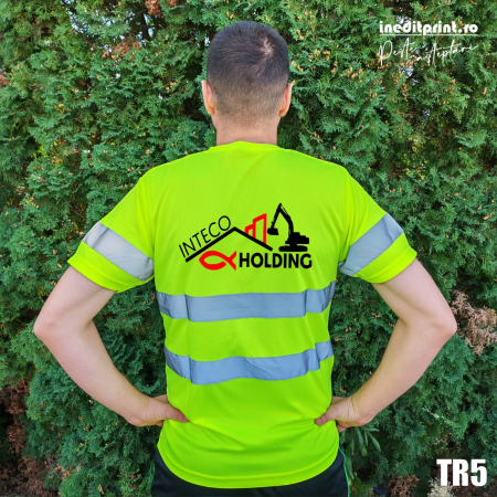 Tricou AV Delta, S, galben fluo - TR5 [2]
