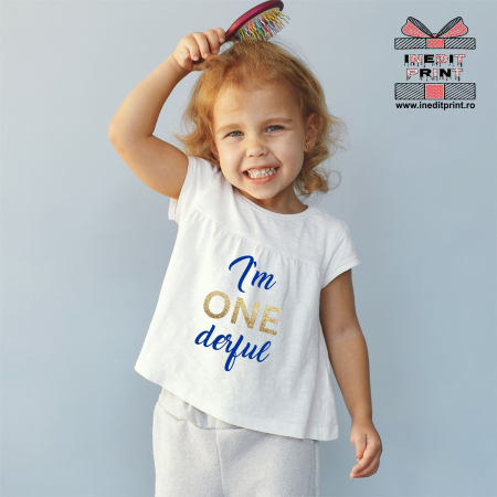 Tricou Copii I'm ONE wonderful TPC3 [1]