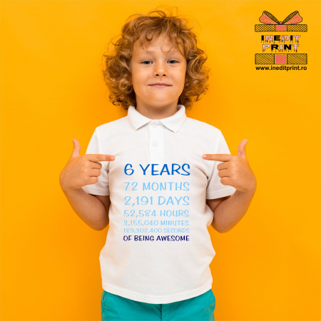 Tricou Copii Personalizat 6 YEARS TPC8 [1]