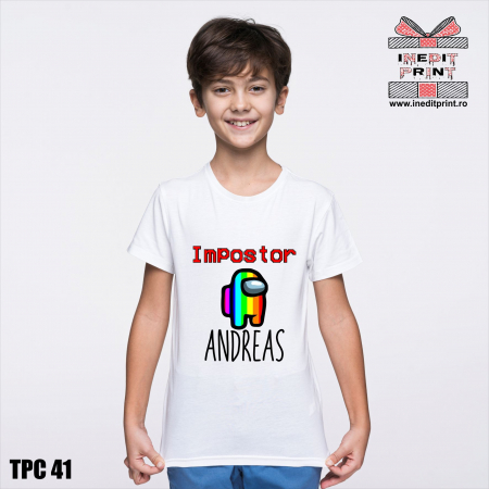 Tricouri pentru copii - Tricou Copii Personalizat Impostor TPC41