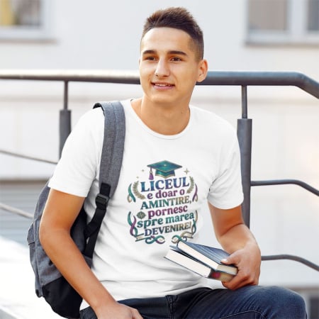 Evenimente - Tricou Facultate, alb TP226
